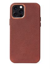 Decoded bagside cover til iphone 12/12 pro i brun
