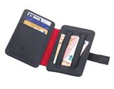 Troika rejsepung til pas og travel card med læsebeskyttelse (til RFID-chips) i sort 