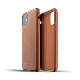 Mujjo læder cover til iPhone 11 pro - bagside cover i brun