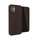Pipetto Magnetic Leather Case til iPhone 12 mini med magnetisk holder i brun