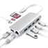 Satechi USB-C Multi-Port Adapter 4K Gigabit Ethernet samt mini DisplayPort - Silver