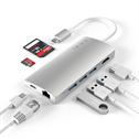 Satechi USB-C Multi-Port Adapter 4K Gigabit Ethernet V2 - Silver