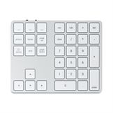 Satechi trådløs udvidet numerisk tastatur - Genopladelige Bluetooth-tastatur i aluminium - Silver