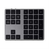 Satechi trådløs udvidet numerisk tastatur - Genopladelige Bluetooth-tastatur i aluminium - Space Grey